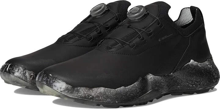 ECCO Golf BIOM Hybrid 5 BOA Waterproof Golf Shoe Men's Golf Shoes Black : EU 41 (US Men's 7-7.5) D - Medium, Leather