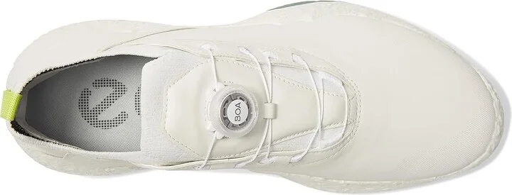 ECCO Golf BIOM Hybrid 5 BOA Waterproof Golf Shoe Men's Golf Shoes White : EU 44 (US Men's 10-10.5) D - Medium, Leather - Image 2
