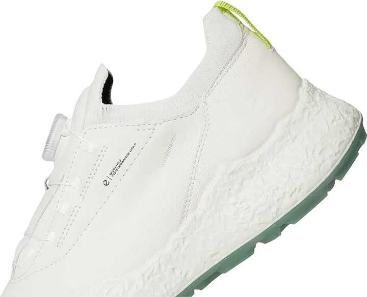 ECCO Golf BIOM Hybrid 5 BOA Waterproof Golf Shoe Men's Golf Shoes White : EU 44 (US Men's 10-10.5) D - Medium, Leather - Image 7