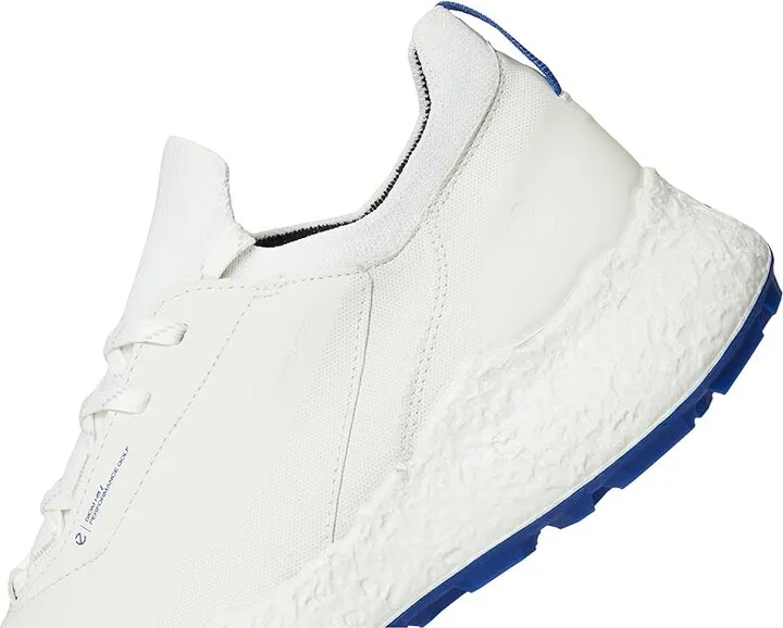 ECCO Golf BIOM Hybrid 5 Lace Waterproof Golf Shoe Men's Golf Shoes White/Virtual : EU 40 (US Men's 6-6.5) D - Medium, Leather - Image 7