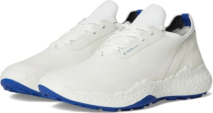 ECCO Golf BIOM Hybrid 5 Lace Waterproof Golf Shoe Men's Golf Shoes White/Virtual : EU 40 (US Men's 6-6.5) D - Medium, Leather