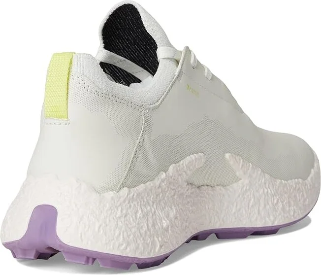 ECCO Golf BIOM Hybrid 5 Lace Waterproof Golf Shoe Women's Golf Shoes White/Lavender Mist : EU 40 (US Women's 9-9.5) B - Medium, Leather - Image 4