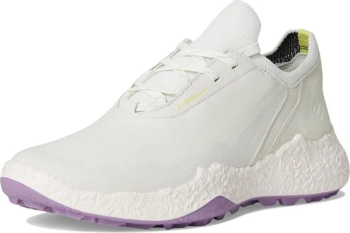 ECCO Golf BIOM Hybrid 5 Lace Waterproof Golf Shoe Women's Golf Shoes White/Lavender Mist : EU 40 (US Women's 9-9.5) B - Medium, Leather - Image 5