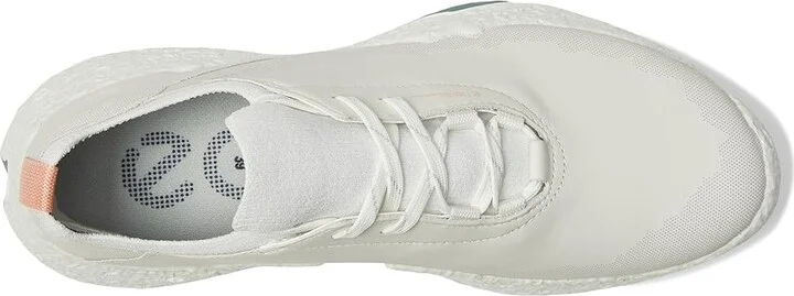 ECCO Golf BIOM Hybrid 5 Lace Waterproof Golf Shoe Women's Golf Shoes White/Sedum Green : EU 40 (US Women's 9-9.5) B - Medium, Leather - Image 2