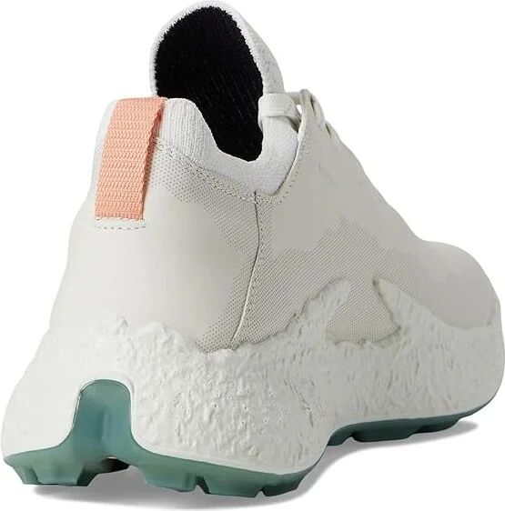 ECCO Golf BIOM Hybrid 5 Lace Waterproof Golf Shoe Women's Golf Shoes White/Sedum Green : EU 40 (US Women's 9-9.5) B - Medium, Leather - Image 4