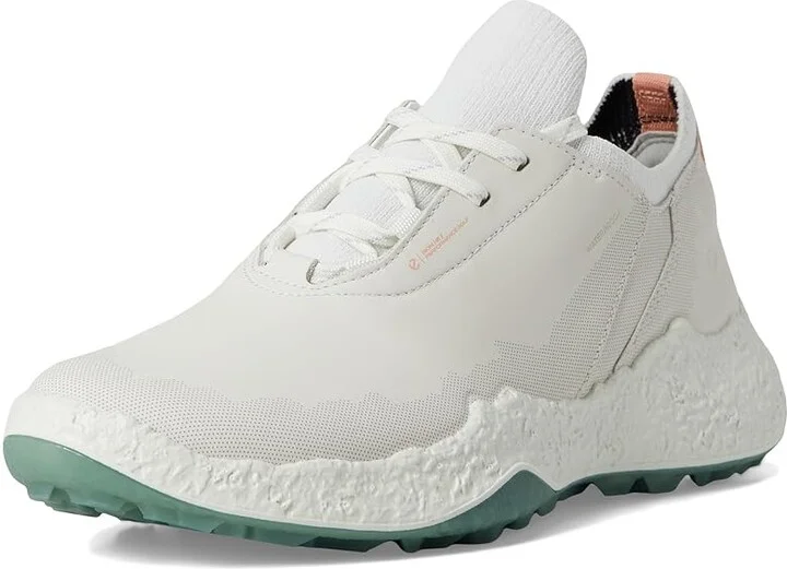 ECCO Golf BIOM Hybrid 5 Lace Waterproof Golf Shoe Women's Golf Shoes White/Sedum Green : EU 40 (US Women's 9-9.5) B - Medium, Leather - Image 5