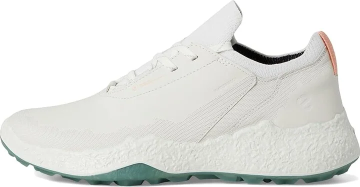 ECCO Golf BIOM Hybrid 5 Lace Waterproof Golf Shoe Women's Golf Shoes White/Sedum Green : EU 40 (US Women's 9-9.5) B - Medium, Leather - Image 6