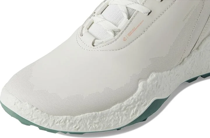 ECCO Golf BIOM Hybrid 5 Lace Waterproof Golf Shoe Women's Golf Shoes White/Sedum Green : EU 40 (US Women's 9-9.5) B - Medium, Leather - Image 7