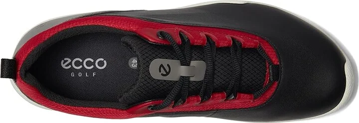 ECCO Golf Biom Hybrid Bny Waterproof Golf Shoe Men's Golf Shoes Black/Chili Red : EU 39 (US Men's 5-5.5) D - Medium, Leather - Image 2