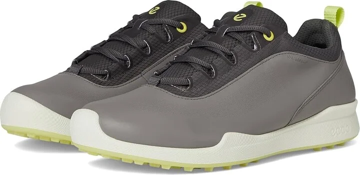 ECCO Golf Biom Hybrid Bny Waterproof Golf Shoe Men's Golf Shoes Steel/Magnet : EU 42 (US Men's 8-8.5) D - Medium, Leather