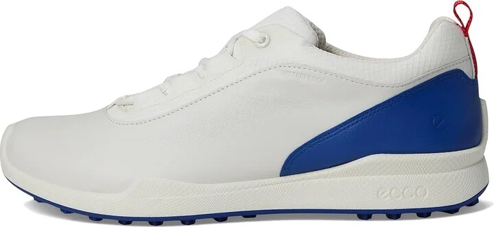 ECCO Golf BIOM Hybrid BNY Waterproof Men's Shoes White/Mazarine Blue : EU 39 (US Men's 5-5.5) D - Medium, Leather - Image 6