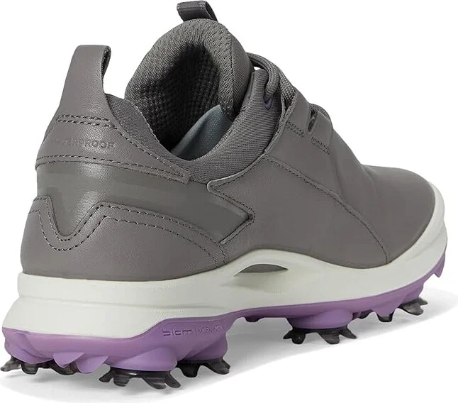 ECCO Golf Biom Tour Waterproof Golf Shoe Women's Golf Shoes Steel : EU 38 (US Women's 7-7.5) B - Medium, Leather - Image 4