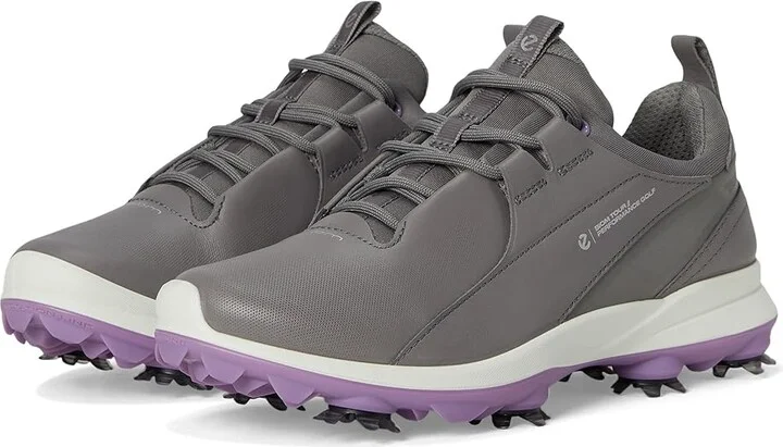 ECCO Golf Biom Tour Waterproof Golf Shoe Women's Golf Shoes Steel : EU 38 (US Women's 7-7.5) B - Medium, Leather