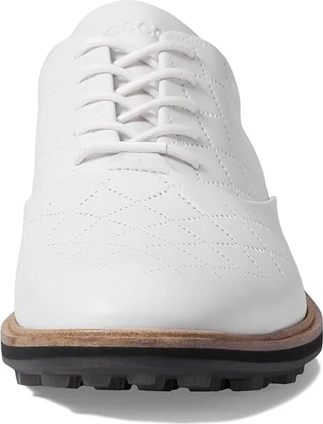 ECCO Golf Classic Hybrid Hydromax Golf Shoes Men's Shoes White Cow Leather : EU 39 (US Men's 5-5.5) D - Medium - Image 3