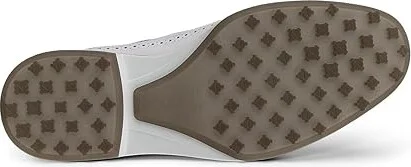 ECCO Golf Classic Hybrid Wing Tip Water Resistant Men's Shoes White : EU 41 (US Men's 7-7.5) D - Medium, Leather - Image 2