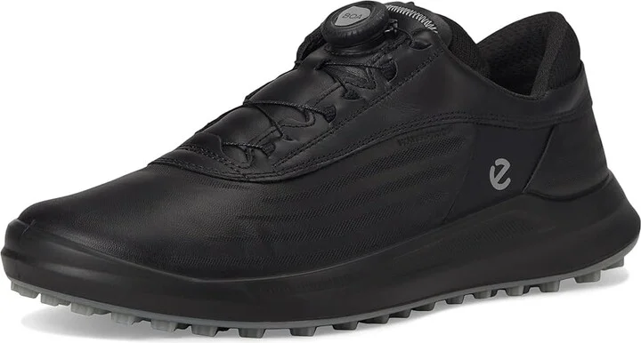 ECCO Golf Core BOA Waterproof Golf Shoe Men's Golf Shoes Black : EU 44 (US Men's 10-10.5) D - Medium, Leather - Image 5