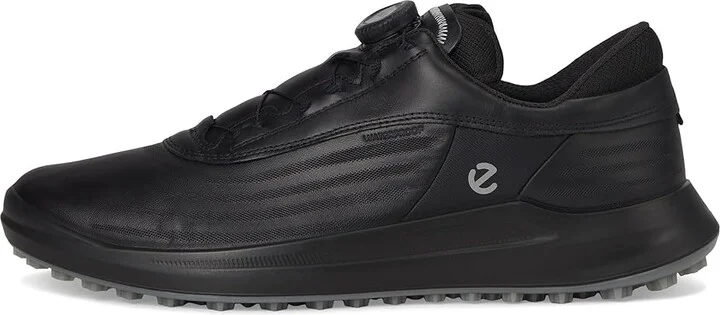 ECCO Golf Core BOA Waterproof Golf Shoe Men's Golf Shoes Black : EU 44 (US Men's 10-10.5) D - Medium, Leather - Image 6