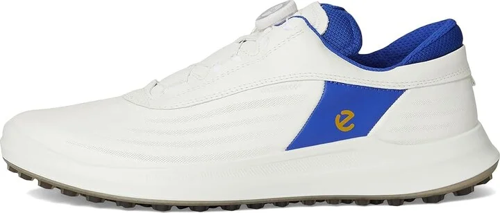 ECCO Golf Core BOA Waterproof Golf Shoe Men's Golf Shoes White/Virtual : EU 40 (US Men's 6-6.5) D - Medium, Leather - Image 6