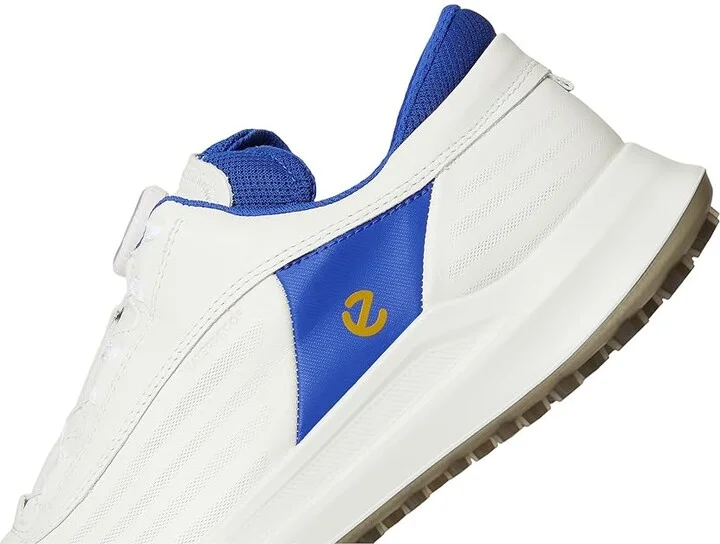 ECCO Golf Core BOA Waterproof Golf Shoe Men's Golf Shoes White/Virtual : EU 40 (US Men's 6-6.5) D - Medium, Leather - Image 7