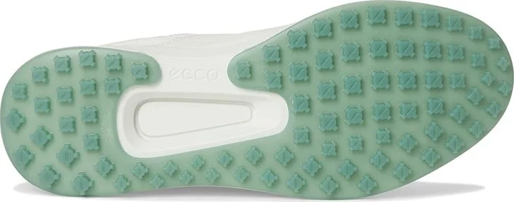ECCO Golf Core Lace Waterproof Golf Shoe Men's Golf Shoes White/Sedum Green : EU 44 (US Men's 10-10.5) D - Medium, Leather - Image 3
