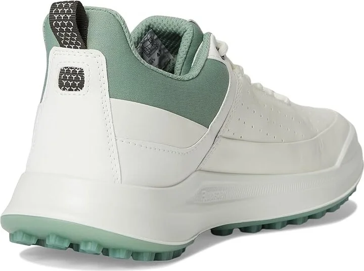 ECCO Golf Core Lace Waterproof Golf Shoe Men's Golf Shoes White/Sedum Green : EU 44 (US Men's 10-10.5) D - Medium, Leather - Image 4
