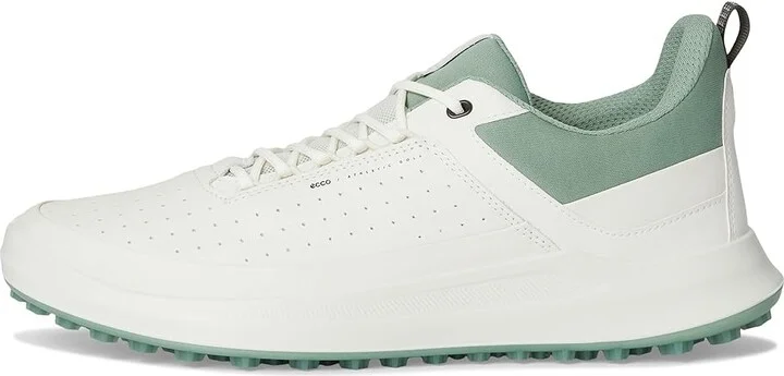 ECCO Golf Core Lace Waterproof Golf Shoe Men's Golf Shoes White/Sedum Green : EU 44 (US Men's 10-10.5) D - Medium, Leather - Image 6