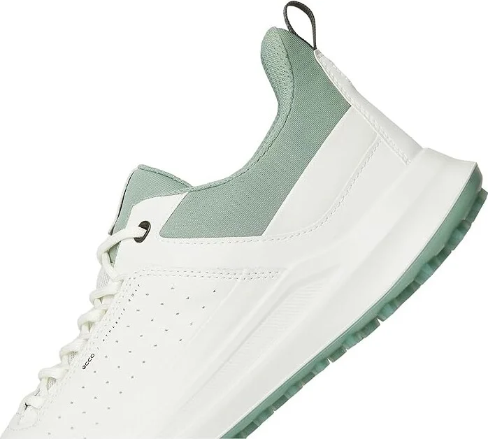 ECCO Golf Core Lace Waterproof Golf Shoe Men's Golf Shoes White/Sedum Green : EU 44 (US Men's 10-10.5) D - Medium, Leather - Image 7