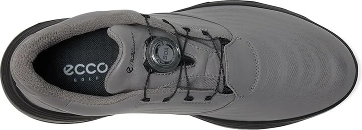 ECCO Golf LT1 BOA Hybrid Waterproof Golf Shoe Men's Golf Shoes Steel : EU 47 (US Men's 13-13.5) D - Medium, Leather - Image 2