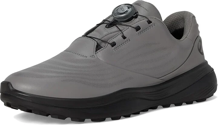 ECCO Golf LT1 BOA Hybrid Waterproof Golf Shoe Men's Golf Shoes Steel : EU 47 (US Men's 13-13.5) D - Medium, Leather - Image 5