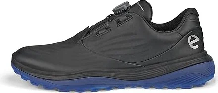 ECCO Golf LT1 BOA Hybrid Waterproof Men's Shoes Black : EU 46 (US Men's 12-12.5) D - Medium, Leather - Image 4