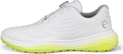 ECCO Golf LT1 BOA Hybrid Waterproof Men's Shoes White : EU 46 (US Men's 12-12.5) D - Medium, Leather - Image 4