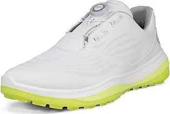 ECCO Golf LT1 BOA Hybrid Waterproof Men's Shoes White : EU 46 (US Men's 12-12.5) D - Medium, Leather