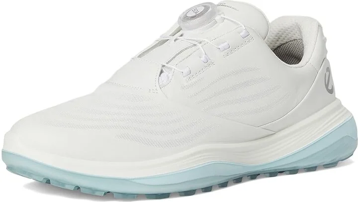ECCO Golf LT1 BOA Hybrid Waterproof Women's Shoes White : EU 38 (US Women's 7-7.5) B - Medium, Leather - Image 5
