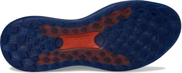 ECCO Golf LT1 Hybrid Waterproof Men's Shoes White/Blue : EU 41 (US Men's 7-7.5) D - Medium, Leather - Image 3