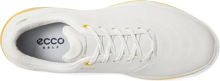 ECCO Golf LT1 Hybrid Waterproof Men's Shoes White/Sunrise : EU 46 (US Men's 12-12.5) D - Medium, Leather - Image 2