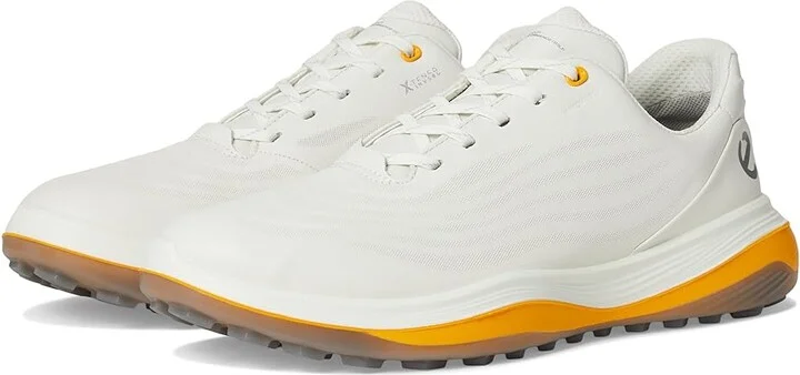 ECCO Golf LT1 Hybrid Waterproof Men's Shoes White/Sunrise : EU 46 (US Men's 12-12.5) D - Medium, Leather