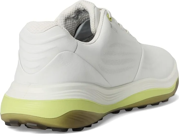 ECCO Golf LT1 Hybrid Waterproof Men's Shoes White/Yellow : EU 43 (US Men's 9-9.5) D - Medium, Leather - Image 4