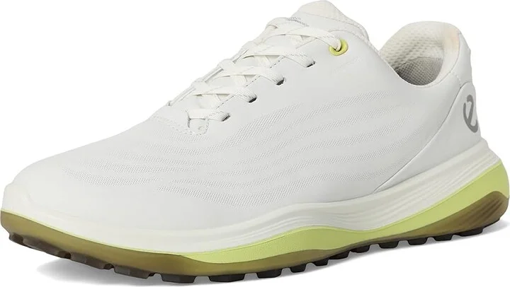 ECCO Golf LT1 Hybrid Waterproof Men's Shoes White/Yellow : EU 43 (US Men's 9-9.5) D - Medium, Leather - Image 5