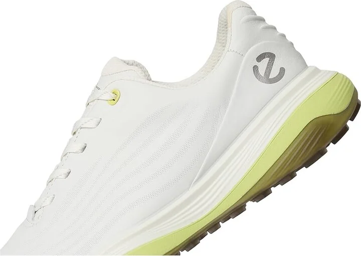 ECCO Golf LT1 Hybrid Waterproof Men's Shoes White/Yellow : EU 43 (US Men's 9-9.5) D - Medium, Leather - Image 7