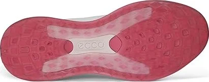 ECCO Golf LT1 Hybrid Waterproof Women's Shoes White/Bubblegum : EU 38 (US Women's 7-7.5) B - Medium, Leather - Image 2