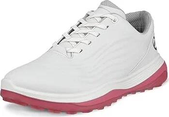 ECCO Golf LT1 Hybrid Waterproof Women's Shoes White/Bubblegum : EU 38 (US Women's 7-7.5) B - Medium, Leather