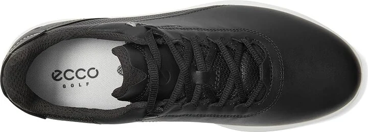 ECCO Golf S Casual Lace Waterproof Golf Shoe Men's Golf Shoes Black : EU 45 (US Men's 11-11.5) D - Medium, Leather - Image 2
