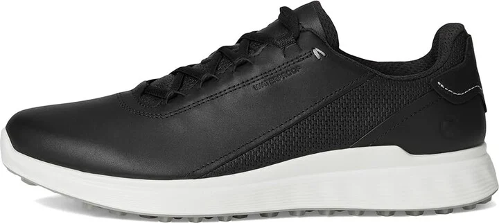 ECCO Golf S Casual Lace Waterproof Golf Shoe Men's Golf Shoes Black : EU 45 (US Men's 11-11.5) D - Medium, Leather - Image 6