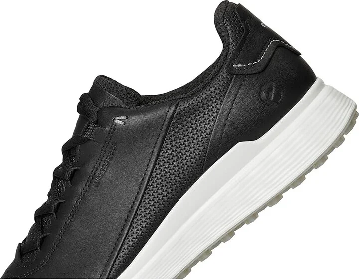 ECCO Golf S Casual Lace Waterproof Golf Shoe Men's Golf Shoes Black : EU 45 (US Men's 11-11.5) D - Medium, Leather - Image 7