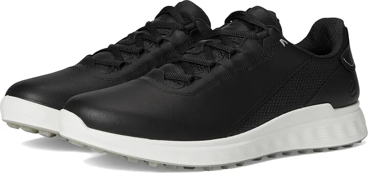 ECCO Golf S Casual Lace Waterproof Golf Shoe Men's Golf Shoes Black : EU 45 (US Men's 11-11.5) D - Medium, Leather