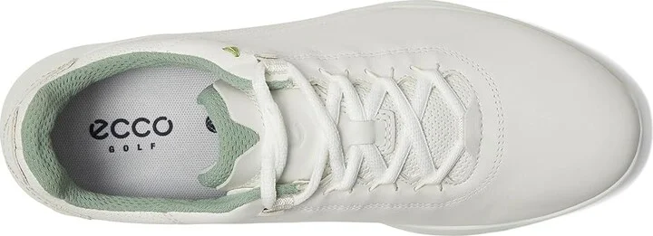 ECCO Golf S Casual Lace Waterproof Golf Shoe Men's Golf Shoes White : EU 43 (US Men's 9-9.5) D - Medium, Leather - Image 2