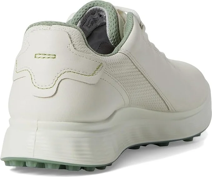 ECCO Golf S Casual Lace Waterproof Golf Shoe Men's Golf Shoes White : EU 43 (US Men's 9-9.5) D - Medium, Leather - Image 4