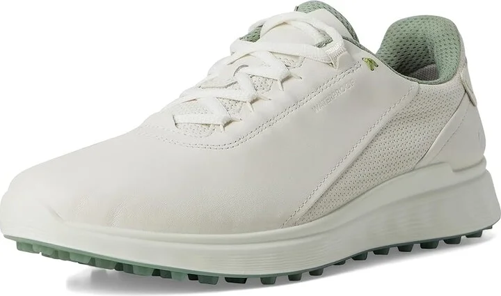 ECCO Golf S Casual Lace Waterproof Golf Shoe Men's Golf Shoes White : EU 43 (US Men's 9-9.5) D - Medium, Leather - Image 5
