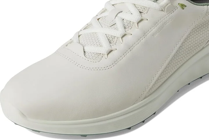 ECCO Golf S Casual Lace Waterproof Golf Shoe Men's Golf Shoes White : EU 43 (US Men's 9-9.5) D - Medium, Leather - Image 7