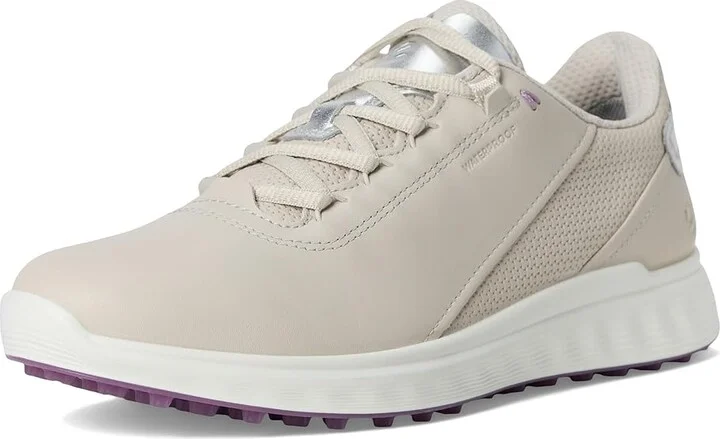 ECCO Golf S Casual Lace Waterproof Golf Shoe Women's Golf Shoes Gravel/Silver Metallic : EU 40 (US Women's 9-9.5) B - Medium, Leather - Image 5